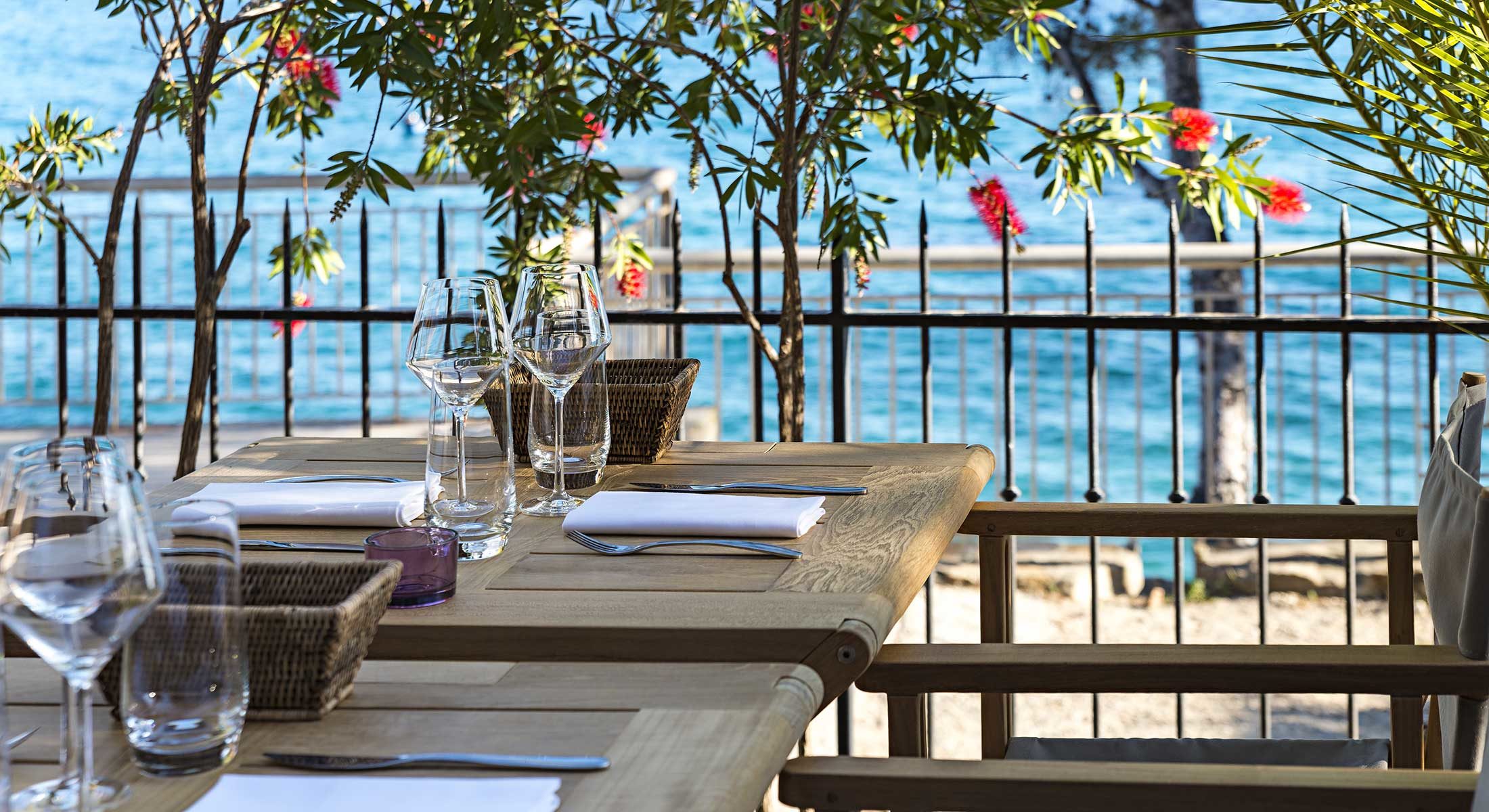 Sea view restaurant